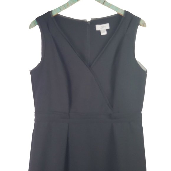 Ann Taylor LOFT Black Sleeveless Sheath Dress Size S - Picture 3 of 10